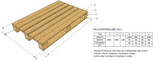 Pinewood Customized Pallets ( 40” X 32” ) / (1000X800X148 MM)